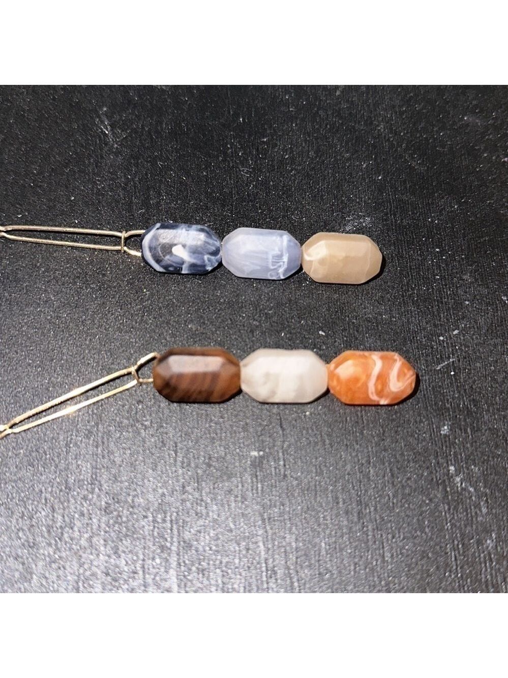 Stone Hair Clips Set - Picture 4 of 4